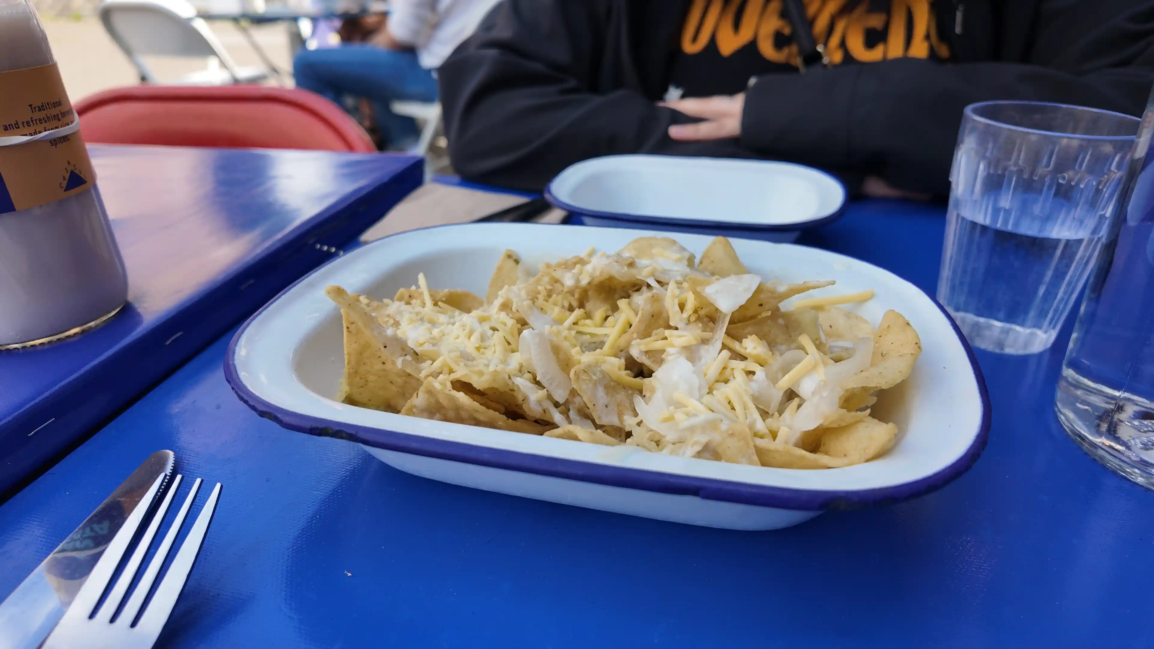 We got vegan chilaquiles that were good! They really did the job at scratching the mexican food cravings.
