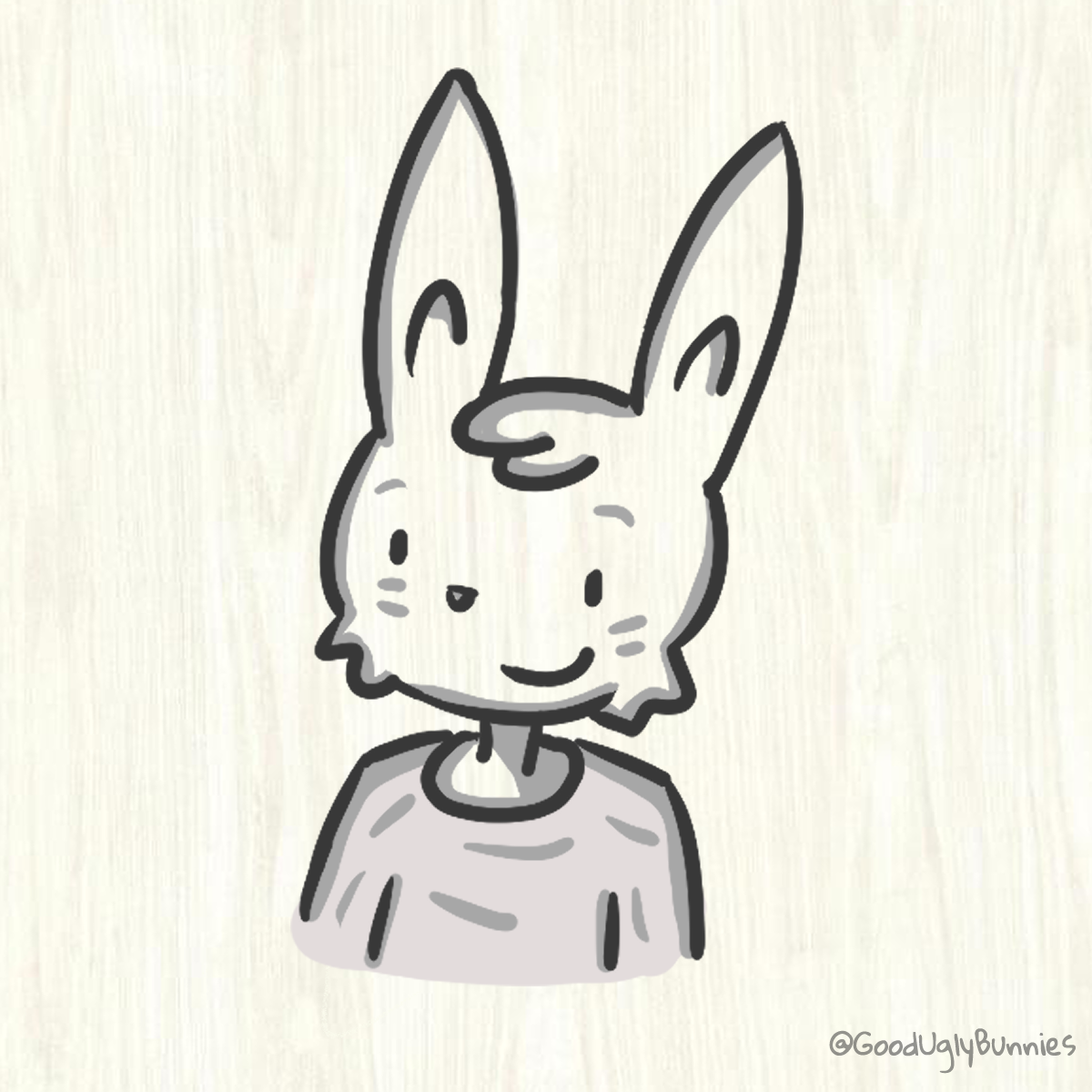 Image of a not so ugly bunny.